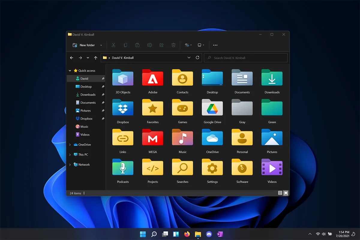 Download Windows 11 Folder Icons